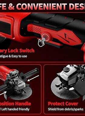 无刷角磨线机充25769电向磨角光机无打磨机功多能切割机抛光机锂