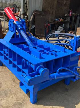 钢板ITP易拉罐压扁废机金属铁皮下脚料打包机自动翻包铁压丝块机