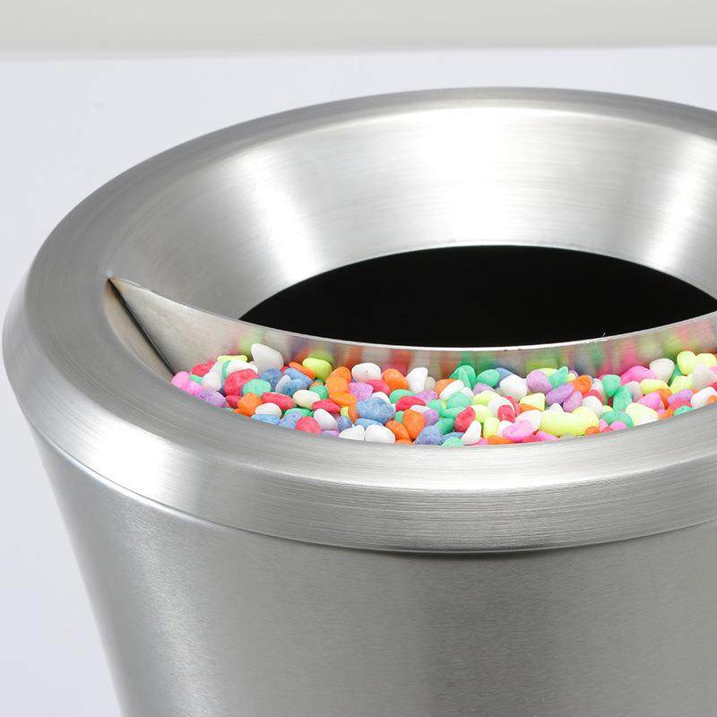 小蛮腰座地烟灰不锈钢立式垃酒店圾桶大DGY堂果皮桶桶高档垃圾筒