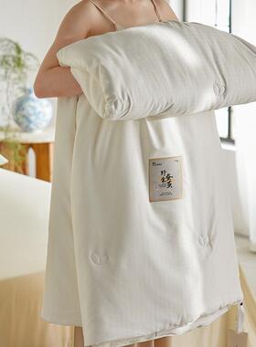 06支全被棉提花柞蚕丝长丝家用春秋被芯单双人加厚保中MLG暖冬被