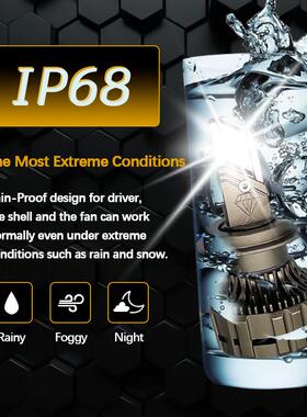 新款100W4三色双色汽车le大灯货车卡车改装HHd7H远近H1H3H4光1led