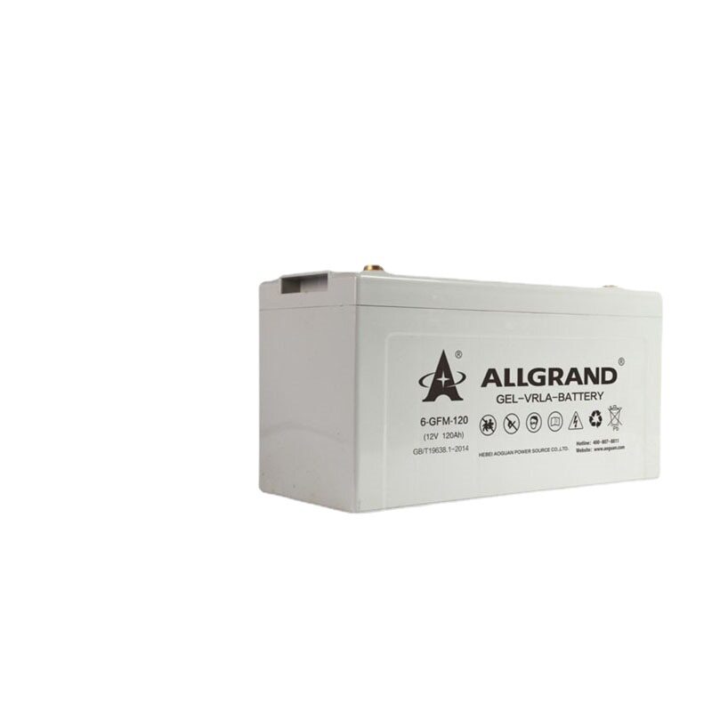 奥冠蓄电池6-GFMJ-120胶体免维护12V120AH 太阳能直流屏照明系统