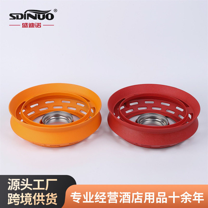 圆形酒精炉肉蟹煲牛蛙炉酒精锅不锈钢干锅锅具干锅小火锅架批发