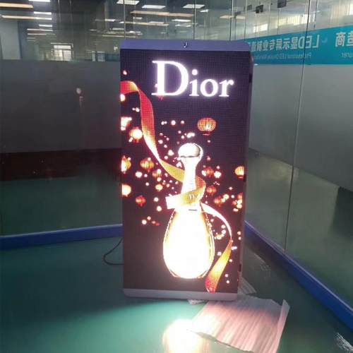 led灯杆屏4G无线控制智慧城市路灯P3P4显示屏户外媒体广告大屏幕