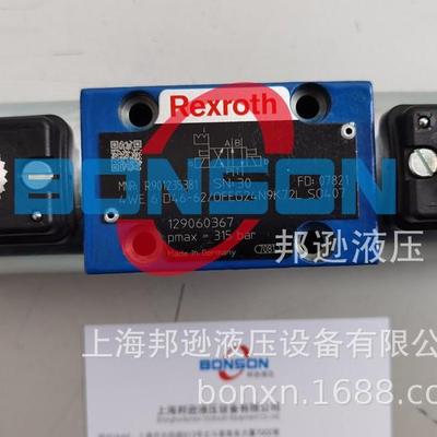 REXROTH力士乐，4WE6D46-62/OFEG24N9K72L-SO407，R901235381