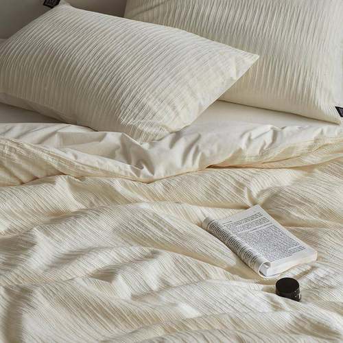 神多巴棉胺fxb-泡泡｜泡纹泡纱全四秘件套纯棉波提花床单被套南通