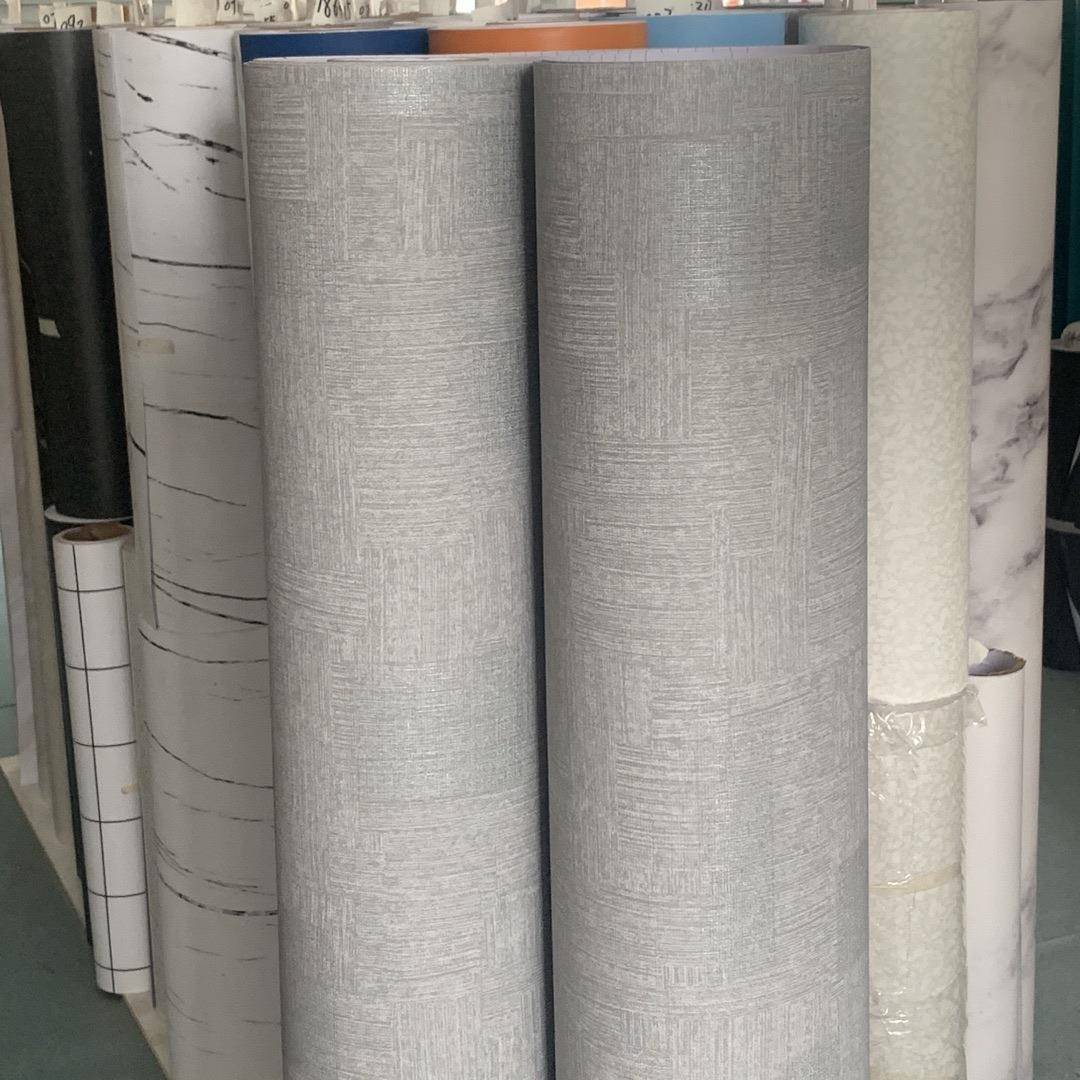 光加厚6布纹亚自粘墙壁纸展柜展示厅贴膜装贴纸纸pvc饰波音软处
