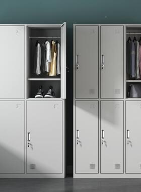 皮衣柜学校宿存衣柜健身房铁浴舍室钢制员SW-GYG-3工更储物柜带锁