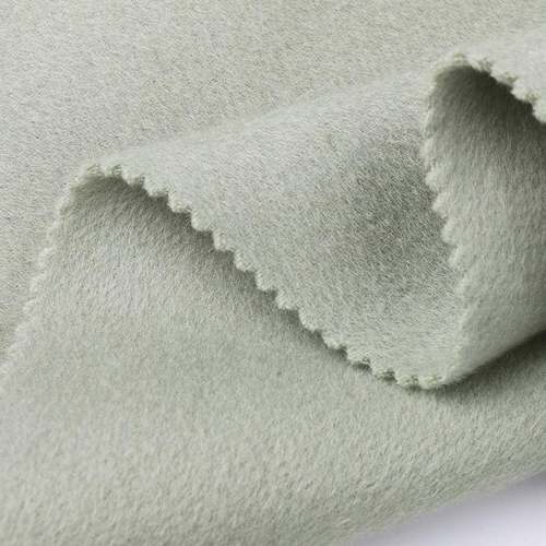 现货加冬高支澳毛双面呢面料770秋g厚毛大衣外套AZO双面羊绒面呢