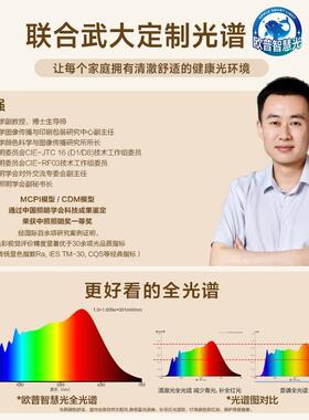 客智能Ra97厅光智能全语音调0色新款吸顶谱灯客厅调光护眼252主灯