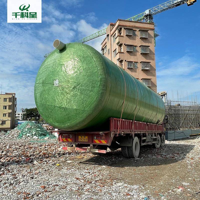 广州千呈厂家地埋式璃钢化粪三池隔油玻池格式大型科PFP化粪池