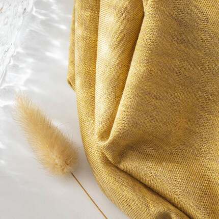 90天丝腈克毛单面211S羊毛布春汗夏T恤面料服装针织NUQ布料现货