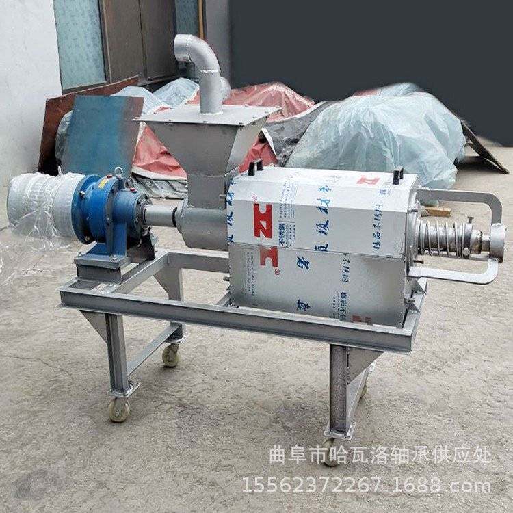 小型家用渣浆分离机价格 不锈钢猪粪脱水机 固液分离机图片