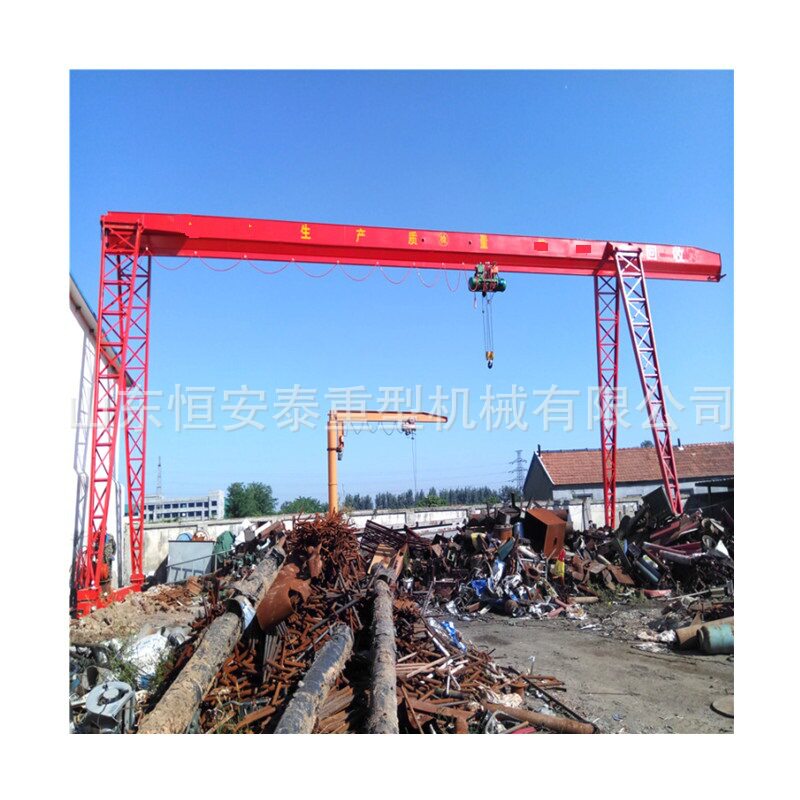 废品收购站单梁龙门吊电磁吸盘