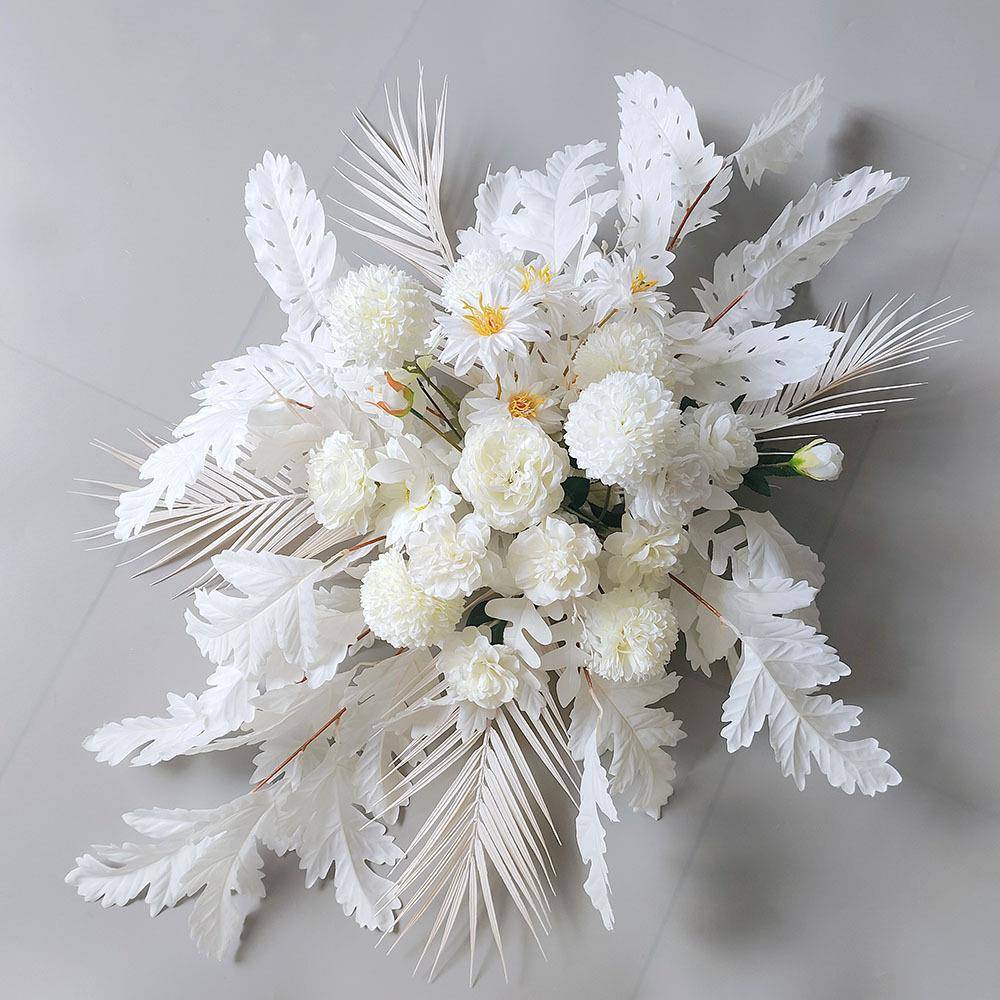 真排花饰GMH2409A品跨境拱门装饰花路引迎宾花水装牌花粉色婚礼背