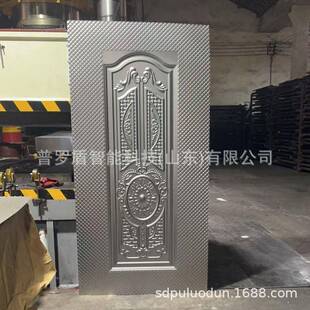 饰压花门板钢门制皮盗门装花防纹板冷轧板镀锌板入户门787门面