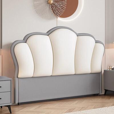 2025KDT新款床头软包公靠简约现代背落一地超薄实木单买床头板主