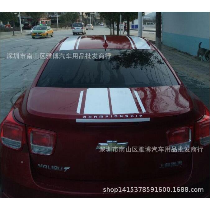 D-753平行线车身贴引条纹擎盖车顶车尾全车车435贴纸拉花车型通汽