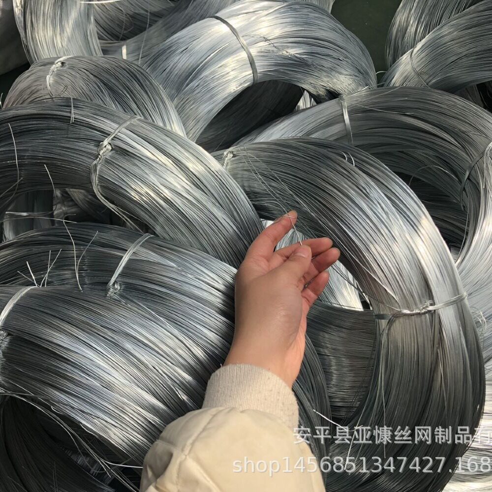 电镀锌铁丝工地防护工艺品