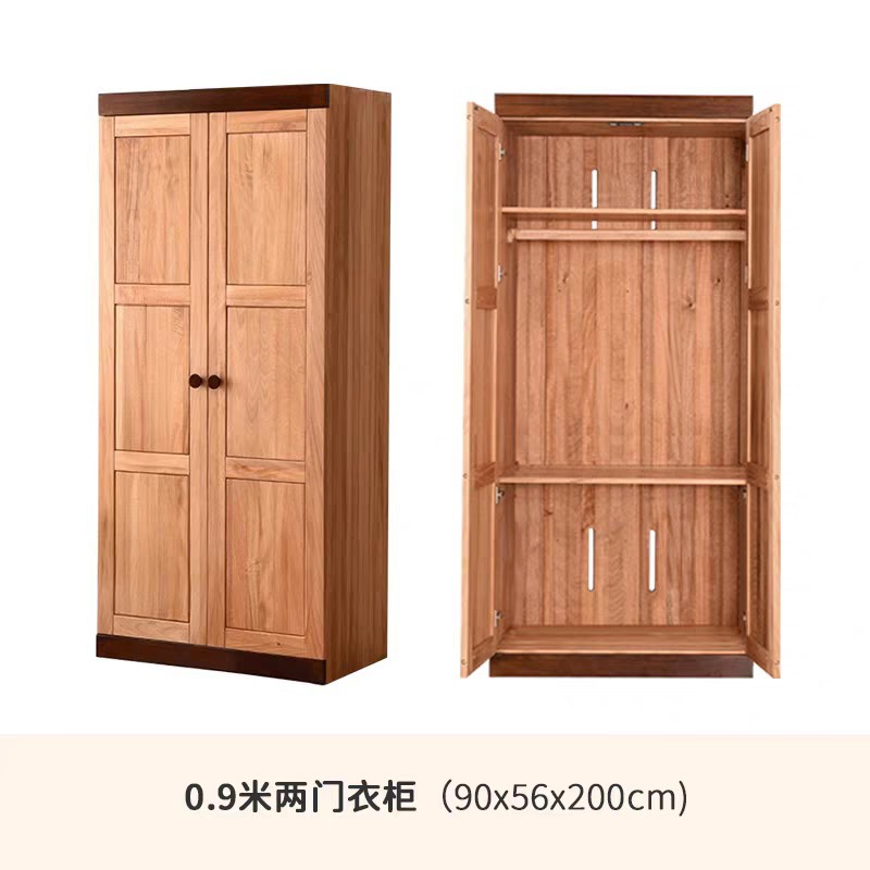 双开门衣柜一体柜子南美成人儿童柜子两门三门四门美式衣橱