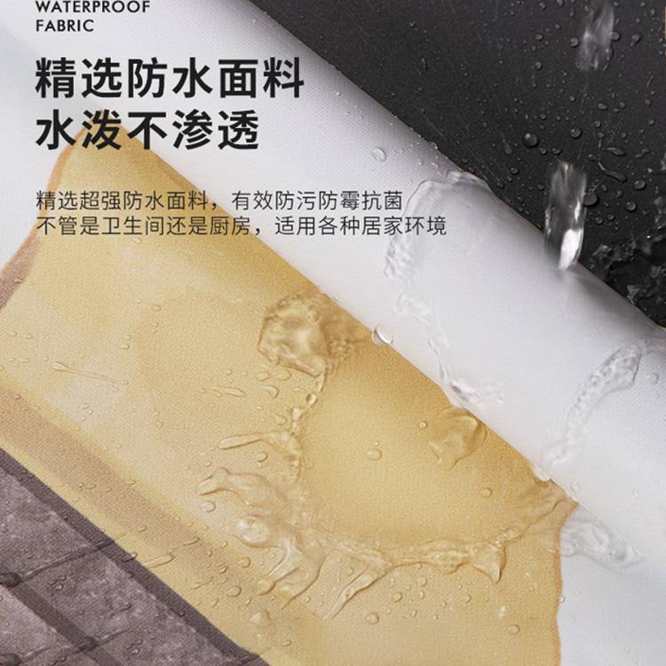 升降手拉卷帘卫生间窗户遮挡阳光防晒厨房免打孔安装窗帘拉卷式