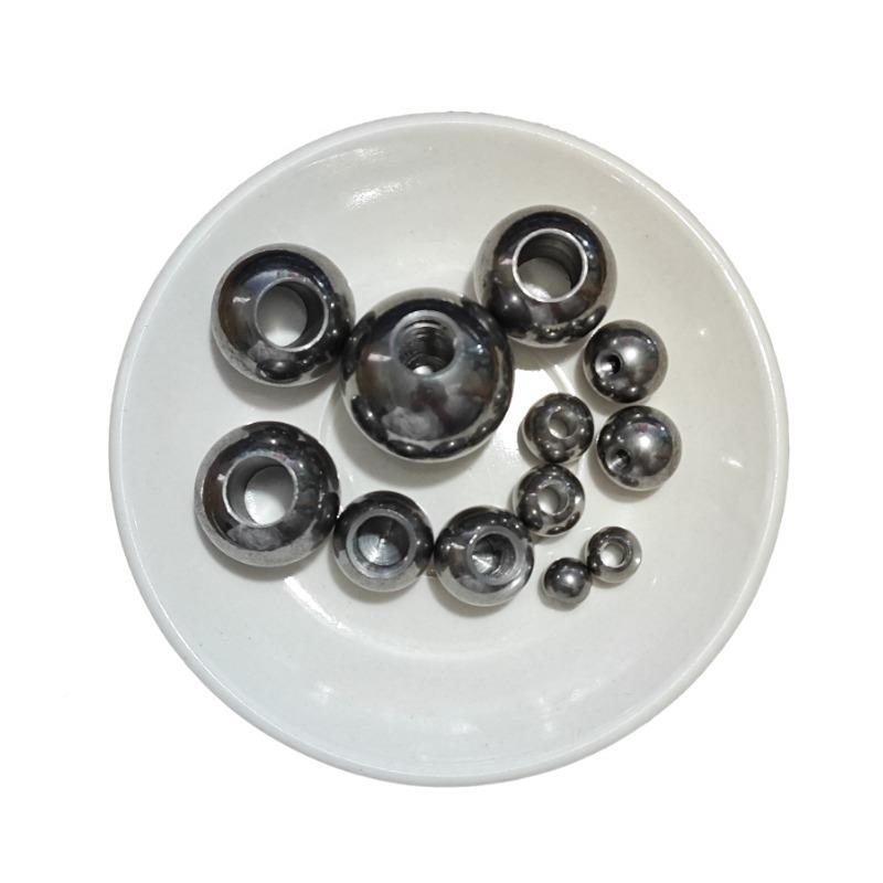 打孔5钢球心不锈钢球60mm*无品牌/m/60mm*m10/60*m2实0钻孔通孔穿