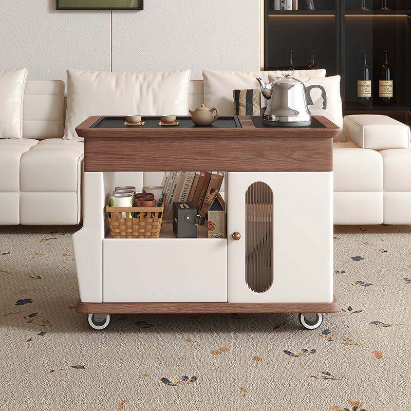 可移动茶几客厅家用阳台小茶桌茶台烧水壶泡茶一体沙发边几侧边柜