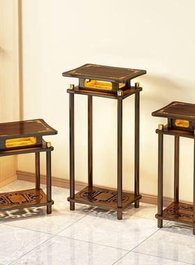 客厅落地式花架盆1563336H置架物仿实木高端花轻奢台感盆栽架阳花