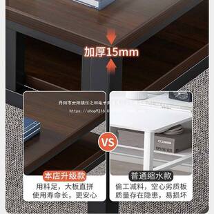 毛笔字书桌工作台子简易出租屋双人学习桌台式电脑桌长条形桌子