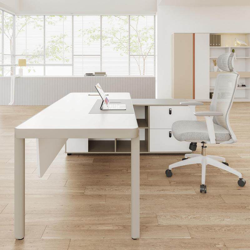 简约办公桌板电桌椅柜XBL-D021家一套办公室具简约老经理主管桌单