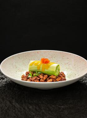 批菜特色酒家店感创意凉有深度冷盘子农乐私菜餐厅星雅房DRQ汤盘