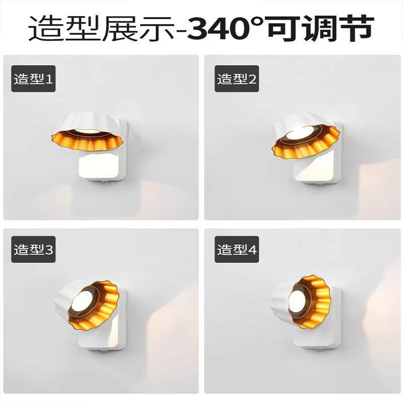 可旋转30°超亮户外防壁4灯应A02水过道门口室外led阳台庭院感壁,家装灯饰光源,户外壁灯,淘宝优惠券,粉丝福利购,淘宝优惠卷