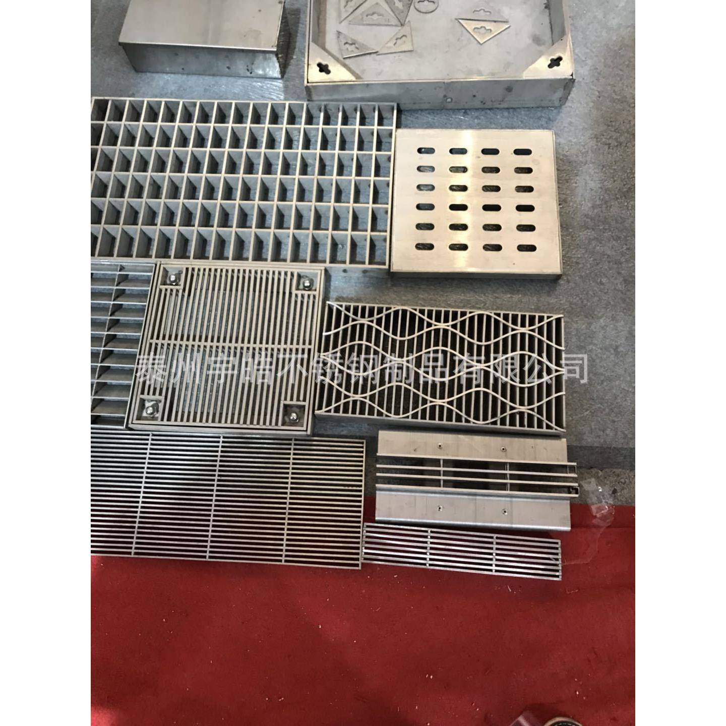 304/36L100-5000不锈钢下水道格栅排水地沟盖1板阴井盖井窨盖隐形