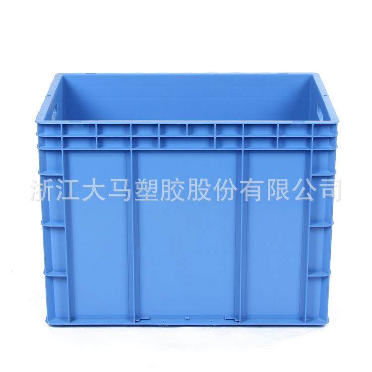 直销EU4644物流专用收纳整理箱加厚塑料灰蓝两色周转箱