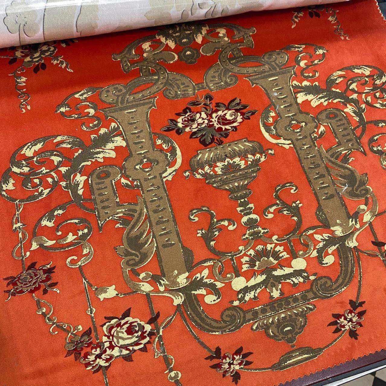 2米8定宽买高度高窗欧式大花绒布窗帘布绒布雕印新中式大花面料,农用物资,其他肥料,淘宝优惠券,粉丝福利购,淘宝优惠卷