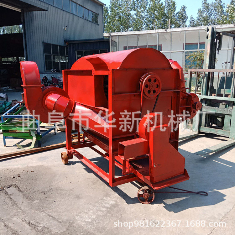 多功能稻麦脱粒机太原市谷物分离打粒机大型农用脱粒机厂家