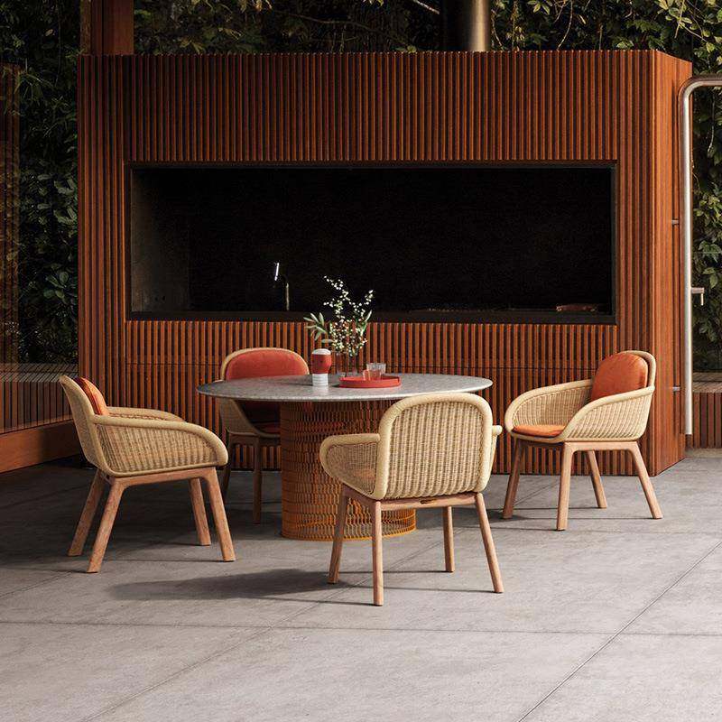 北欧露天别墅花园室外实木椅子藤椅休闲防水餐桌组合庭院户外桌椅,节庆用品/礼品,新娘配件,淘宝优惠券,粉丝福利购,淘宝优惠卷