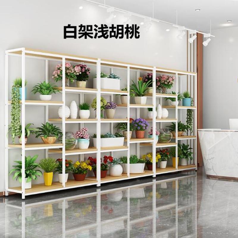 铁艺实木花瓶多层板鲜花室内花束桌子花店多层落地花盆支架花架