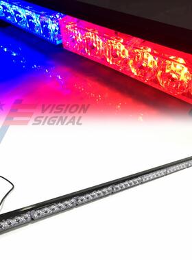 48LED长条爆闪灯6LED8节警示灯汽车中网灯频闪灯48LED车顶灯