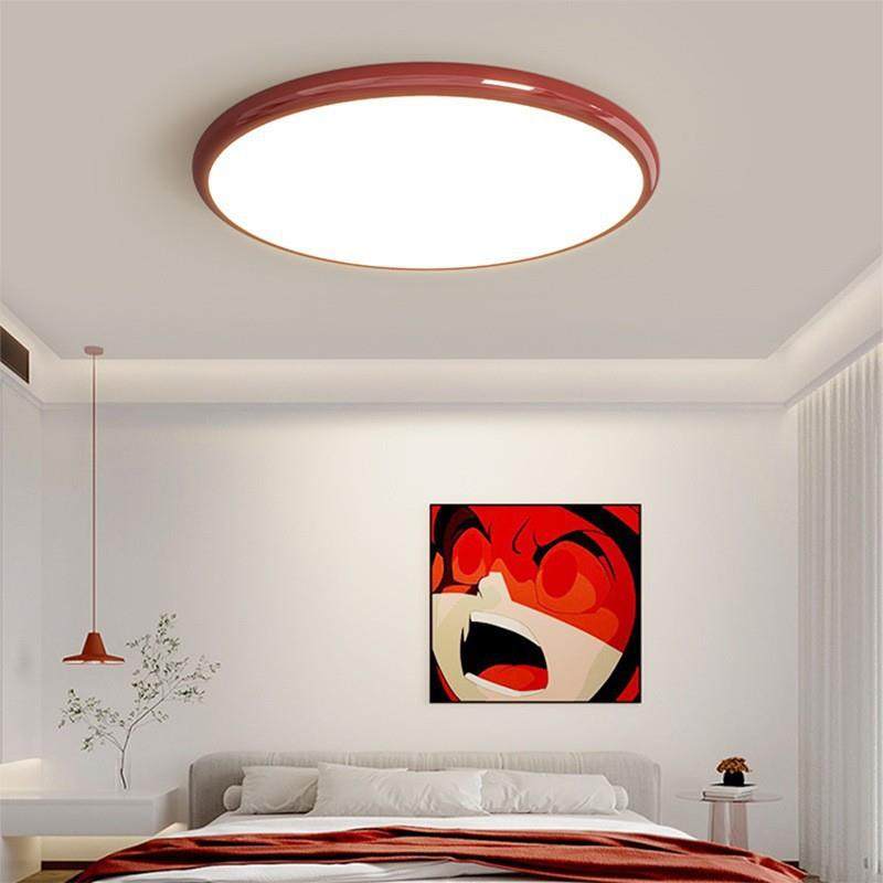 led吸顶灯超薄奶油风房间主卧室灯圆形铁艺北欧客厅灯具无极调光,纺织面料/辅料/配套,纺织机械配件,淘宝优惠券,粉丝福利购,淘宝优惠卷