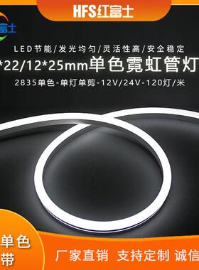 2835LED单色12*2212*25MM霓虹管亮化装饰低压12V24V霓虹灯带
