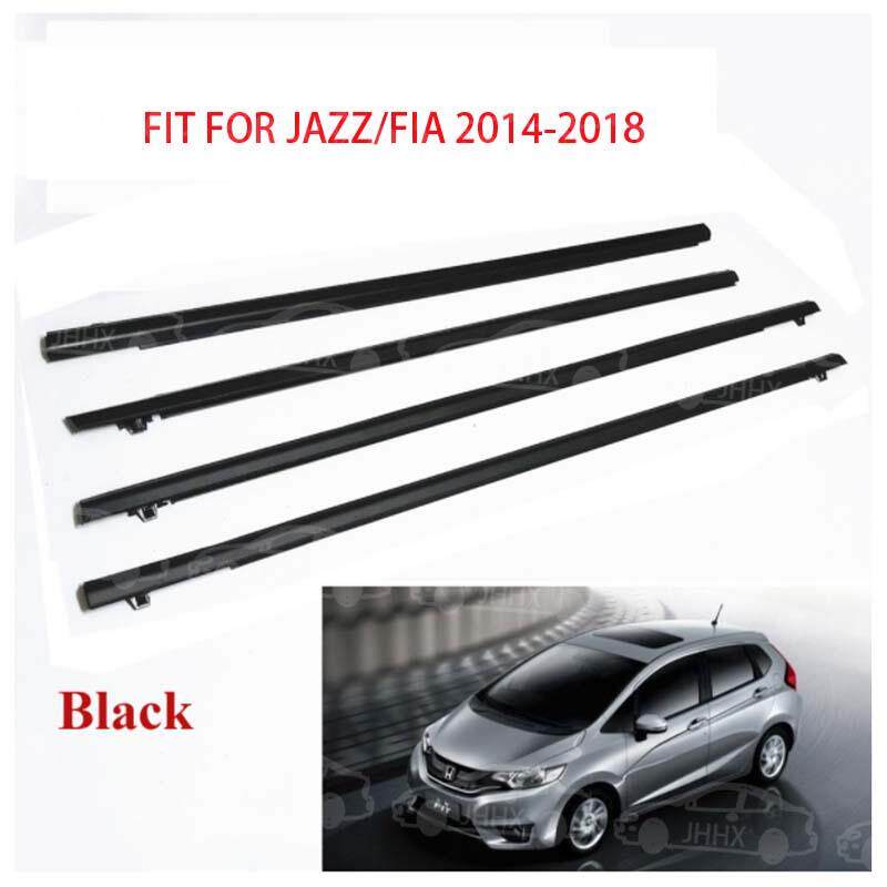 FIT/JAZZ飞度14-19车门玻璃外压条防水车窗玻璃密封胶条黑色/电镀