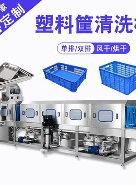 全自动洗筐机LC-7500型周转筐清洗机蒸汽式洗筐机器