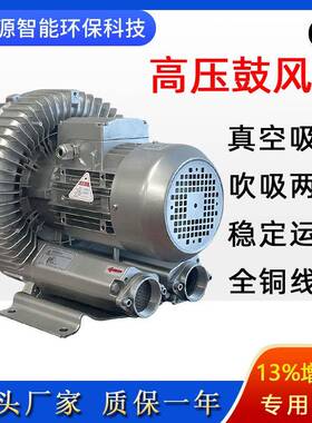 RB-81D-1高压风机养殖池曝气风机机械设备开料机真空吸附旋涡气泵