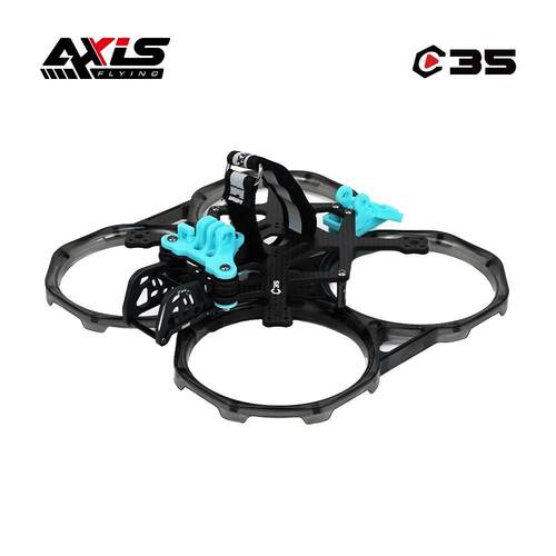 酷飞axisflying穿越机FPVC35涵道圈圈机3.5寸耐炸机架支持O3图传