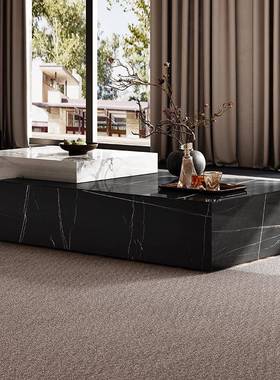 2025年组新款网客厅家用岩板长方茶形几F75170型合可移动轻奢感红