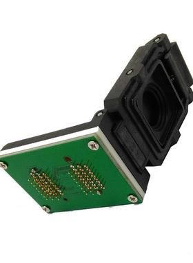 H无品牌/MILU厂BGA6家3转3-0.8翻盖探针DIP48烧录座Flash芯片BGA6