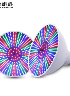 厂家led池水灯源PAR38水底替换灯具七彩ZHHE26嵌入泳光式下灯