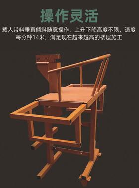 20伏动单人2电家吊篮厂现货小型JQF工程外墙粉刷油管升降高空作业