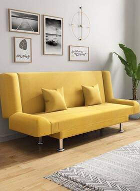 简约布艺懒人沙发床可折叠人WZV两用能床沙小户型多功发客厅小户